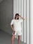 Kadın Modal Kumaş Oversize Salaş Tshirt ve Şort 2'li Takım TKM9812 6