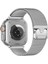 Apple Watch Ultra 10 9 8 7 6 5 4 Se 44 45 46 49MM Uyumlu Kilit Mekanizmalı Metal Hasır Kordon Kayış 2