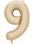 9 Rakamı Karamel Folyo Balon 34 Inch 86 cm 1