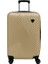 Döner Tekerlekli ve Şifreli Orta Boy Valiz Seti Gold 2