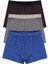 Erkek Çocuk Boxer 3'lü Baskılı (%96 Pamuk - %4 Elastan) 1