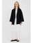 Siyah %100 Pamuk Cepli Müslin Kimono 8065A 3