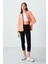 Siyah Yüksek Bel Slim Fit Dar Paça Kadın Kapri Tayt - 93097 1