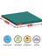 4'lı Sandalye Minderi Su Itici Kumaş 40X40 cm Sünger Sandalye Minderi Bağcıklı 9