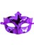 Mor Renk Kostüm Partisi Ekstra Parlak B Maskesi 15X10 cm 1