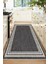 Dijital Kaymaz Yıkanabilir Modern Gri Bej Mutfak Halısı Salon Halısı Balkon Halısı Yolluk DC-5066 1
