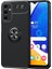 Samsung Galaxy A14 Kılıf Manyetik (Metal) Yüzüklü ve Stant Olabilen Rewon Premium Silikon Kapak 1