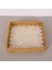 Mylamp Kare Kremy 23X23X3 Sedefli Rattan Tepsi & Duvar Dekoru 1