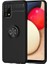 Samsung Galaxy A02S Kılıf Metal Stant Olabilen Yüzüklü Flexring Premium Silikon Kılıf 1