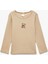Kahverengi Kız Bebek Sweatshirt 6WMG10062AK 1