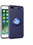 iPhone 7 Plus Kılıf Manyetik (Metal) Yüzüklü ve Stant Olabilen Rewon Premium Silikon Kapak 1