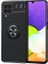 Samsung Galaxy M32 Kılıf Manyetik (Metal) Yüzüklü ve Stant Olabilen Rewon Premium Silikon Kapak 1