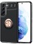 Samsung Galaxy S22 Kılıf Manyetik (Metal) Yüzüklü ve Stant Olabilen Rewon Premium Silikon Kapak 1