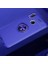 Huawei P20 Lite Kılıf Manyetik (Metal) Yüzüklü ve Stant Olabilen Rewon Premium Silikon Kapak 1