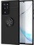 Samsung Galaxy Note 20 Ultra Kılıf Manyetik (Metal) Yüzüklü ve Stant Olabilen Rewon Premium Silikon Kapak 1