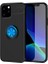 iPhone 12 Pro Kılıf Metal Stant Olabilen Yüzüklü Flexring Premium Silikon Kılıf 1