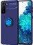 Samsung Galaxy S21 Plus Kılıf Metal Stant Olabilen Yüzüklü Flexring Premium Silikon Kılıf 1