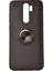 Redmi Note 8 Pro Kılıf Metal Stant Olabilen Yüzüklü Flexring Premium Silikon Kılıf 1