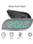 Modern Ayna Ekranlı Dijital Masa Saati | Alarm, Termometre, Nem Ölçer, Otomatik Parlaklık Ayarı | USB Veya Pil ile Çalışma Özelliği, Şık Tasarım, Beyaz Işık 5