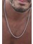 Ince Spor Model Erkek Çelik Zincir Kolye ve Bileklik Set 3mm ECK07S 2