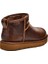 Kadın Bot 1163490 Ugg W Classıc Ultra Mını Lthr Regen Ironwood 4