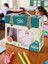 Beslenme Seti - 4 Bölmeli 2 Katlı Kare Beslenme Kutusu ve 530 ml Matara - Bpa Free - Çantalı Set 2