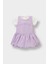 Kız Bebek 2'li Takım Basic Düz Kısa Kollu Tişört Paraşüt Elbise F8274A525SM 9