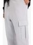 Fit Sporcu Jogger Eşofman Altı Standart Fit Üç Cepli Beli Bağcıklı Lastikli Paça D3741AX24WN 13