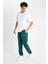 Regular Fit Jogger Eşofman Altı Fleto Cepli Baskılı Beli Bağcıklı Lastikli Paça D2025AX24WN 16