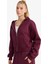 Coool Cropped Fit Kapüşonlu Kalın Fermuarlı Sweatshirt Z7069AZ25WN 4