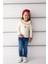 Kız Bebek Beli Lastikli Jean Pantolon E9557A525AU 4