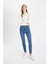 Rebeca Skinny Fit Yüksek Bel Dar Paça Bilek Boy Jean Pantolon C7609AX24AU 13