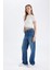 90's Wide Leg Yüksek Bel Geniş Paça Uzun Jean Yıkamalı Pantolon D1336AX24WN 9