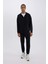 Fit Slim Fit Sporcu İnce Jogger Eşofman Altı Dar Kesim Skuba Dalgıç Kumaş Standart Paça Beli Bağcıklı Lastikli Paça Z9112AZ25SP 11