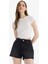 Normal Bel Kısa Paça Jean Şort E0498AX25SM 11