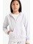 Kız Çocuk Basic Düz Kapüşonlu Okul Fermuarlı Sweatshirt C8110A825AU 4