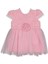 Kız Bebek Pembe Çiçekli Tüllü Elbise - 1013995 1