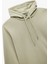 Şardonlu Uzun Kollu Basic Kapşonlu Sweatshirt 5