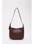 Bordo SHK158 Suni Deri Tek Bölmeli Askılı Çıtçıtlı Çapraz Kol ve Omuz Çantası 1