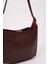 Bordo SHK158 Suni Deri Tek Bölmeli Askılı Çıtçıtlı Çapraz Kol ve Omuz Çantası 5