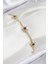 Pirinç Zirkon Taşlı Yıldız Model Gold Renk Kadın Bileklik - TJ-BB7701 1
