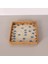 Mylamp Kare Damla 23X23X3 cm Sedefli Rattan Tepsi & Duvar Dekoru 2