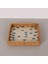 Mylamp Kare Damla 23X23X3 cm Sedefli Rattan Tepsi & Duvar Dekoru 4