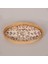 Mylamp Nacre 27X18X3 cm Sedefli Rattan Tepsi & Duvar Dekoru 1