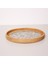Mylamp Abstract 30X3 cm Sedefli Rattan Tepsi & Duvar Dekoru 3
