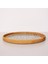 Mylamp Abstract 35X3 cm Sedefli Rattan Tepsi & Duvar Dekoru 3