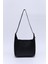 Siyah SHK158 Suni Deri Tek Bölmeli Askılı Çıtçıtlı Çapraz Kol ve Omuz Çantası 1