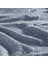 %100 Pamuk Müslin Yatak Örtüsü 220X240 cm Mavi - Glen Serisi 2