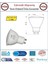 LED Çanak Ampül GU10 - 220V - 7W - Beyaz 1