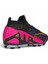 Çoraplı Siyah Fuşya Halı Saha Krampon Futbol Ayakkabısı 2